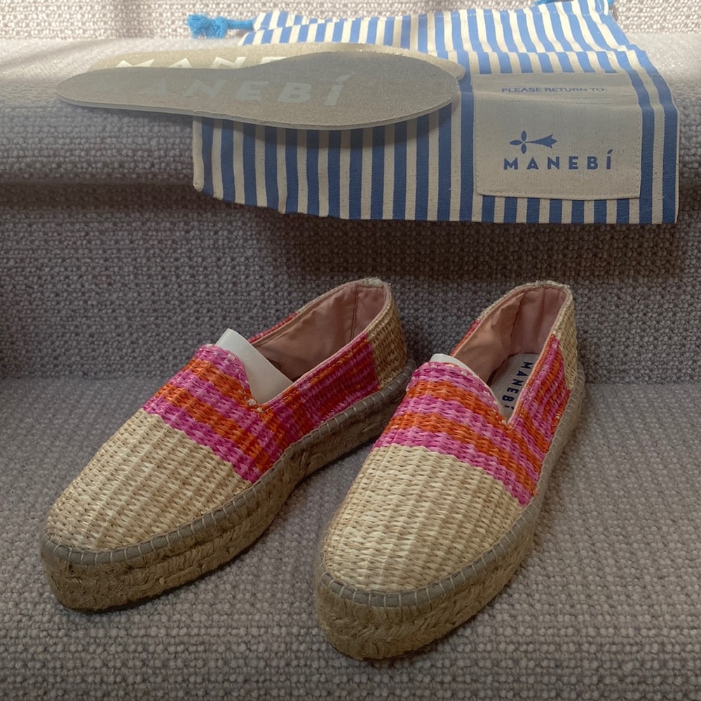 Ralfia stripes double sole espadrilles